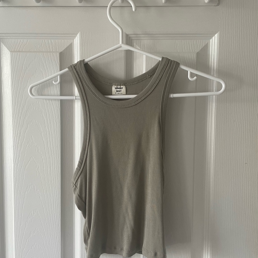 Sunday Riley cropped tank top